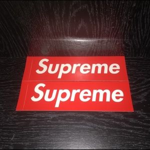 Supreme Red Box Logo Sticker